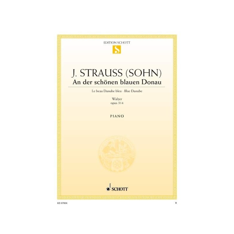 Strauß (Son), Johann - Blue Danube op. 314
