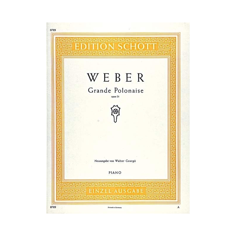 Weber, Carl Maria von - Grande Polonaise E flat Major op. 21