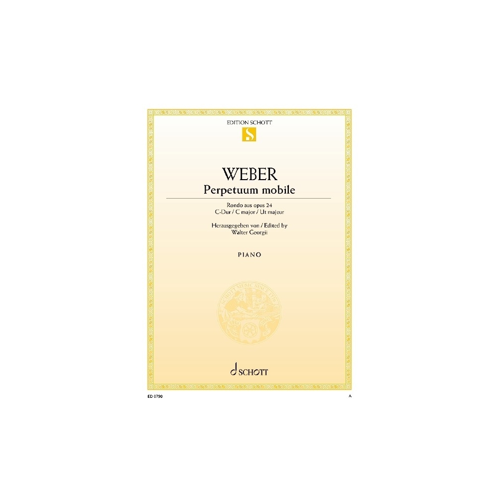 Weber, Carl Maria von - Perpetuum mobile op. 24 