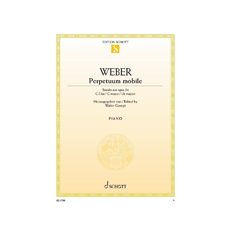 Weber, Carl Maria von - Perpetuum mobile op. 24 