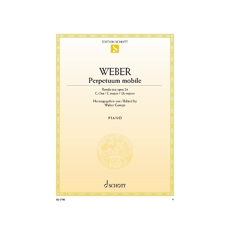 Weber, Carl Maria von - Perpetuum mobile op. 24