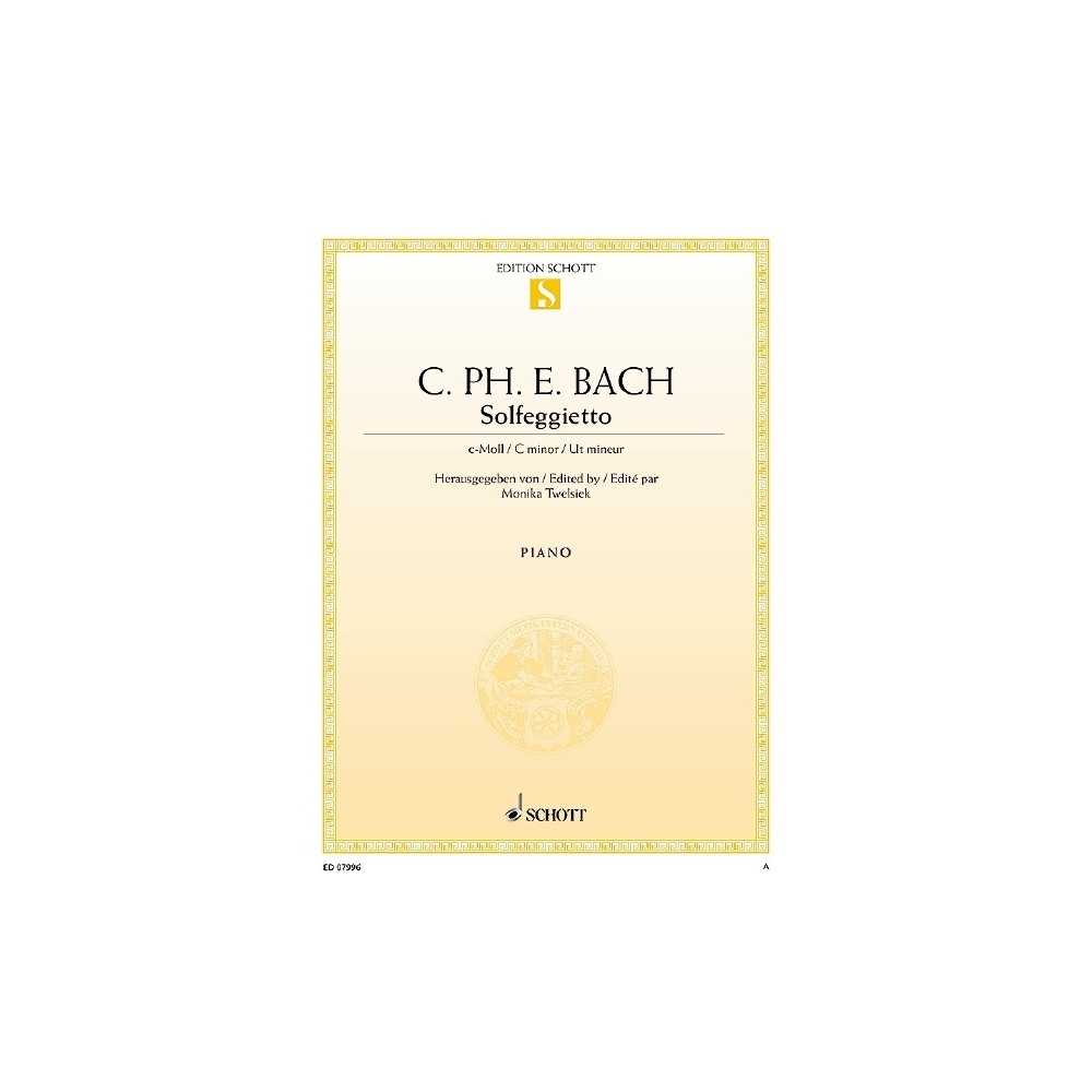Bach, Carl Philipp Emanuel - Solfeggietto C minor Wq 117/2 
