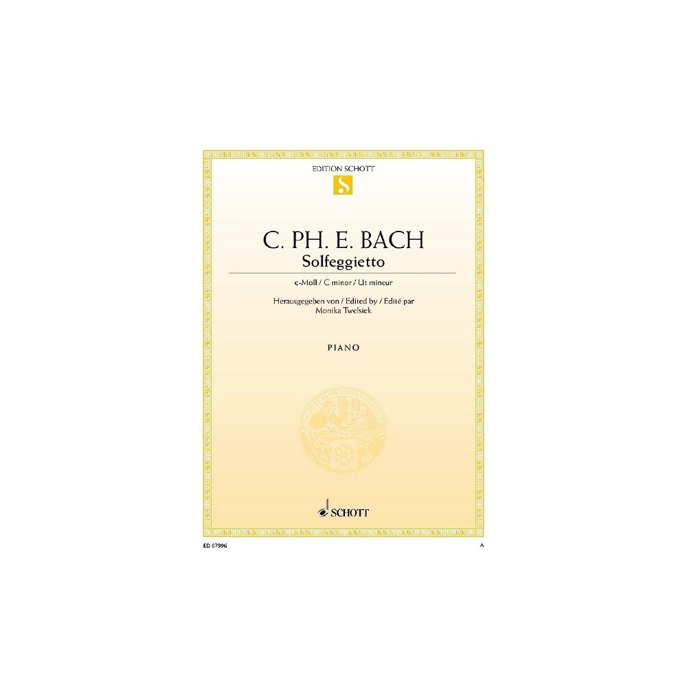 Bach, C.P.E - Solfeggio (Solfeggietto)  Wq 117/2