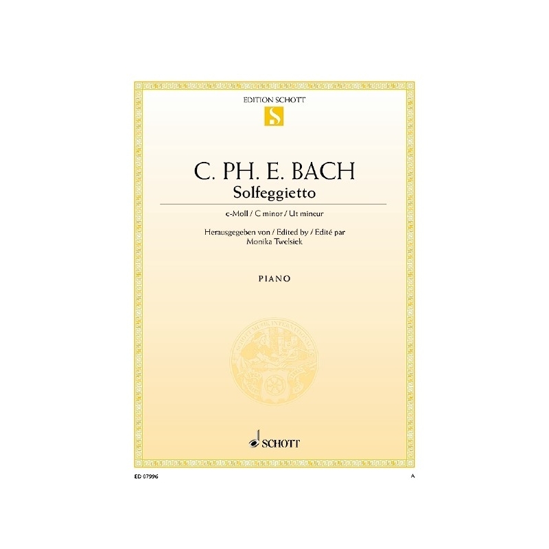 Bach, C.P.E - Solfeggio (Solfeggietto)  Wq 117/2