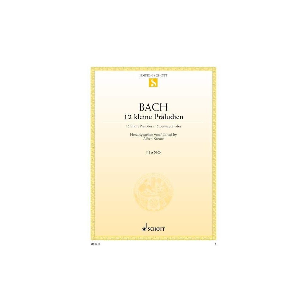 Bach, J.S - Twelve Short Preludes 