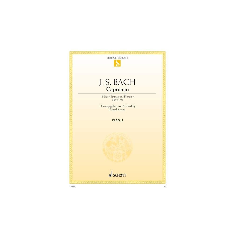 Bach, J.S - Capriccio B-flat major BWV 992 