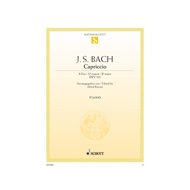 Bach, J.S - Capriccio B-flat major BWV 992