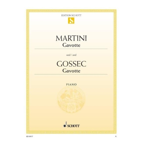 Gossec, François-Joseph / Martini, Giovanni Battista - Gavotte D Major / Gavotte