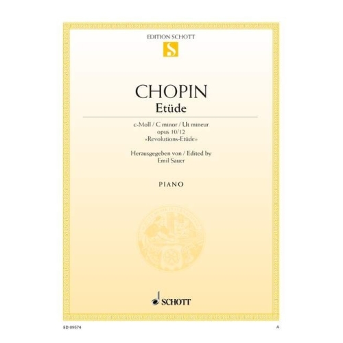 Chopin, Frédéric - Etude C Minor op. 10/12