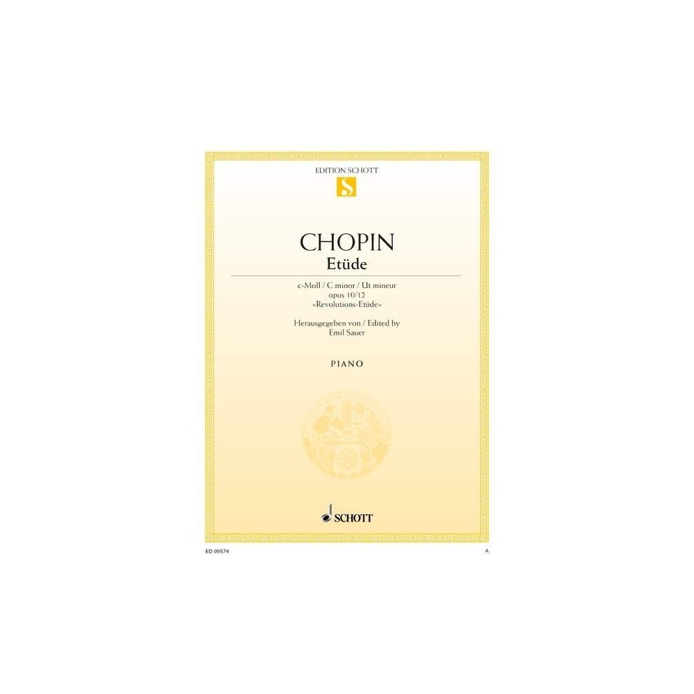 Chopin, Frédéric - Etude C Minor op. 10/12