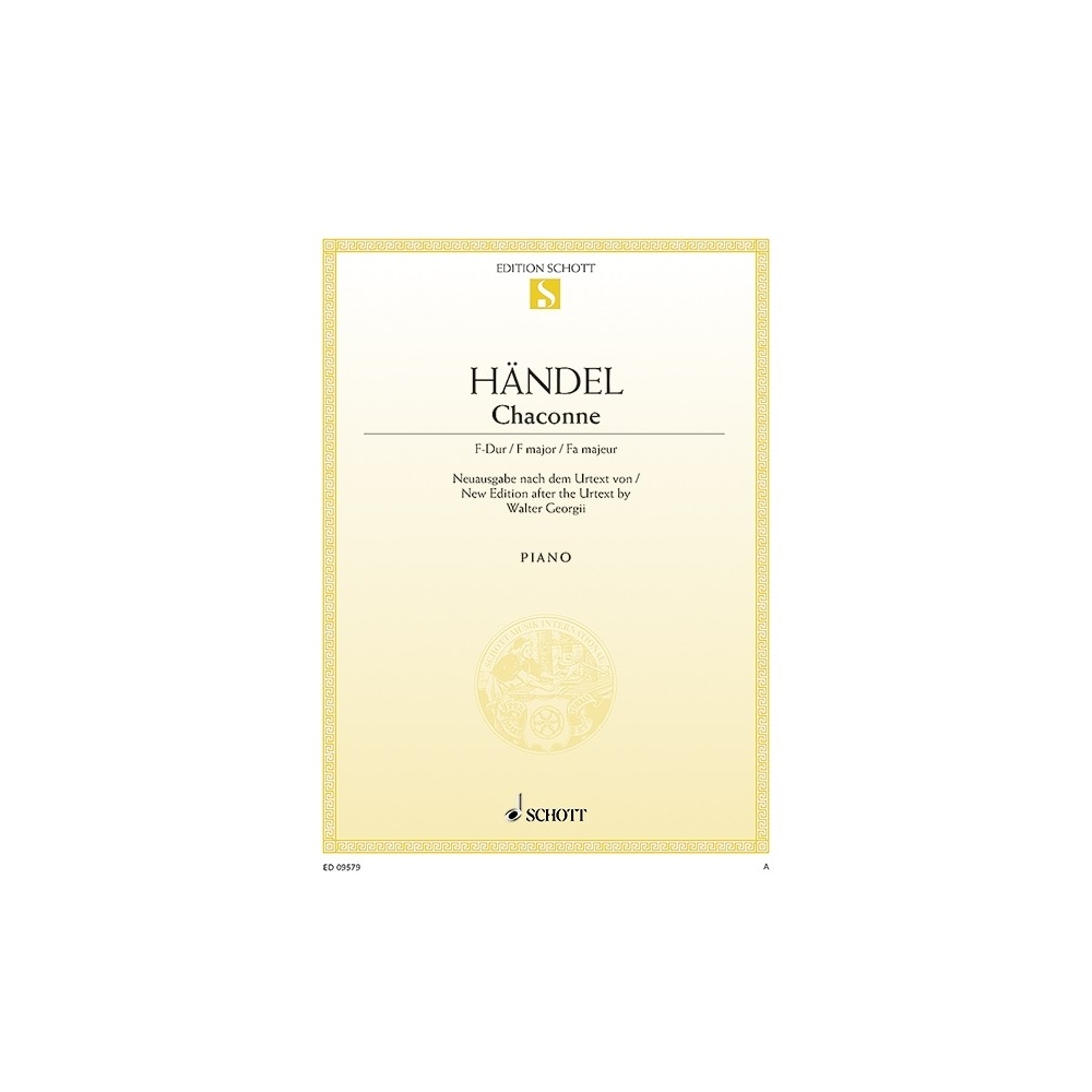Handel, George Frideric - Chaconne F major 