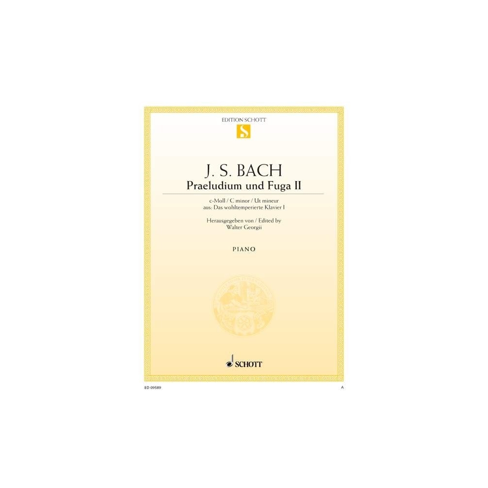 Bach, J.S - Prelude II and Fugue II C minor BWV 847 