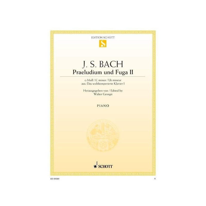 Bach, J.S - Prelude II and Fugue II C minor BWV 847 
