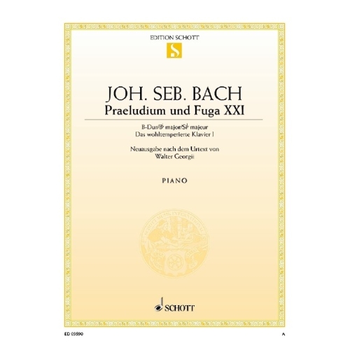 Bach, J.S - Prelude XXI and...