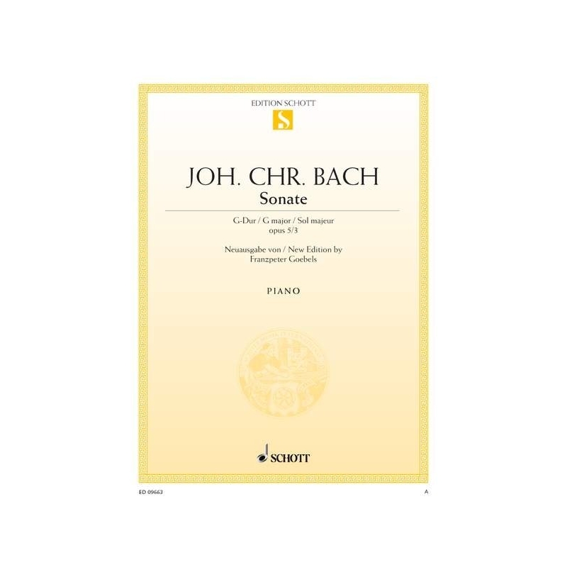 Bach, J.C - Sonata G major op. 5/3 