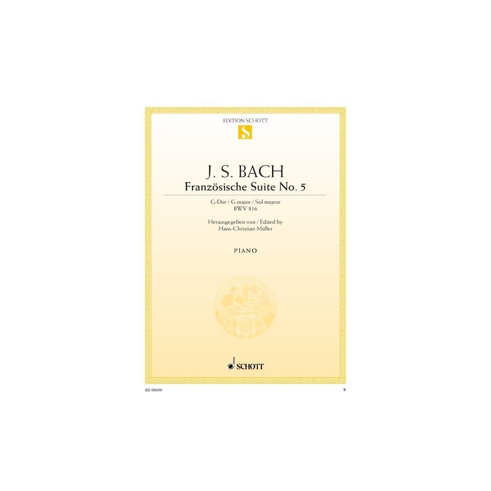 Bach, Johann Sebastian - French Suite No. 5 G Major  BWV 816