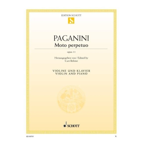 Paganini, Niccolò - Moto perpetuo op. 11