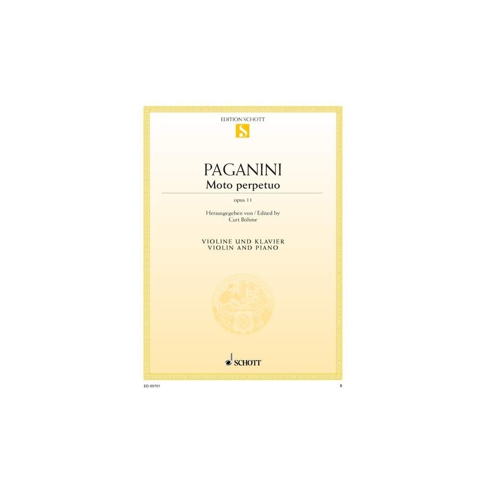 Paganini, Niccolò - Moto perpetuo op. 11