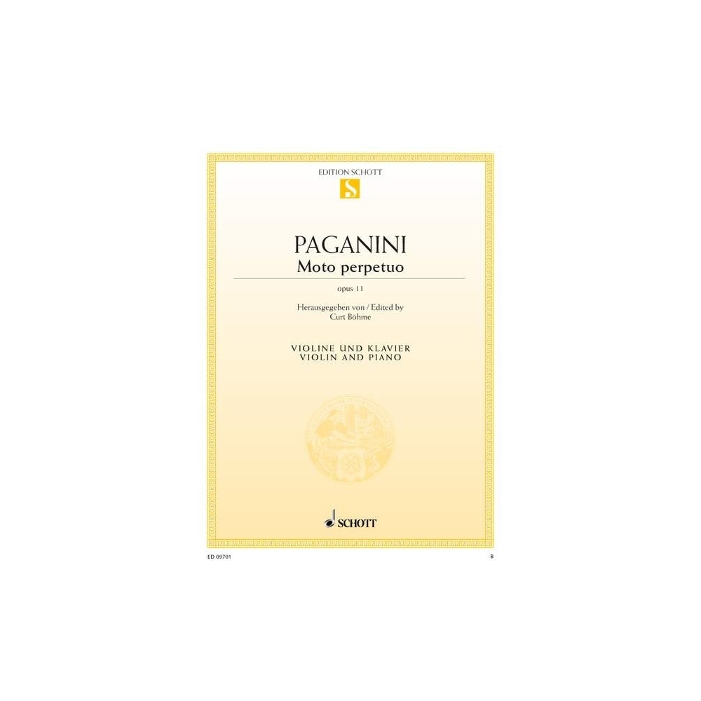 Paganini, Niccolò - Moto perpetuo op. 11 