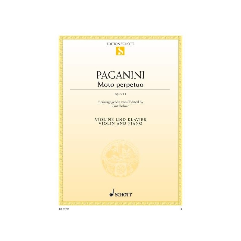 Paganini, Niccolò - Moto perpetuo op. 11