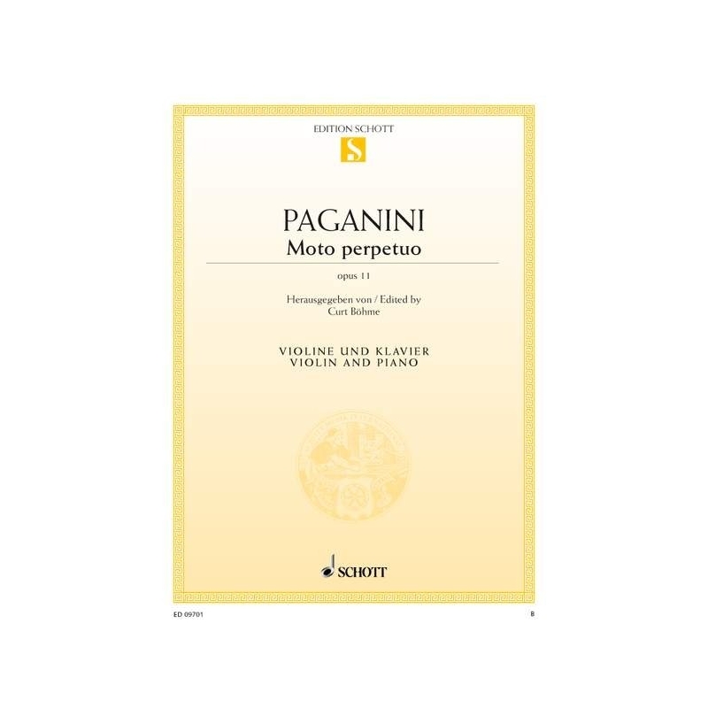 Paganini, Niccolò - Moto perpetuo op. 11
