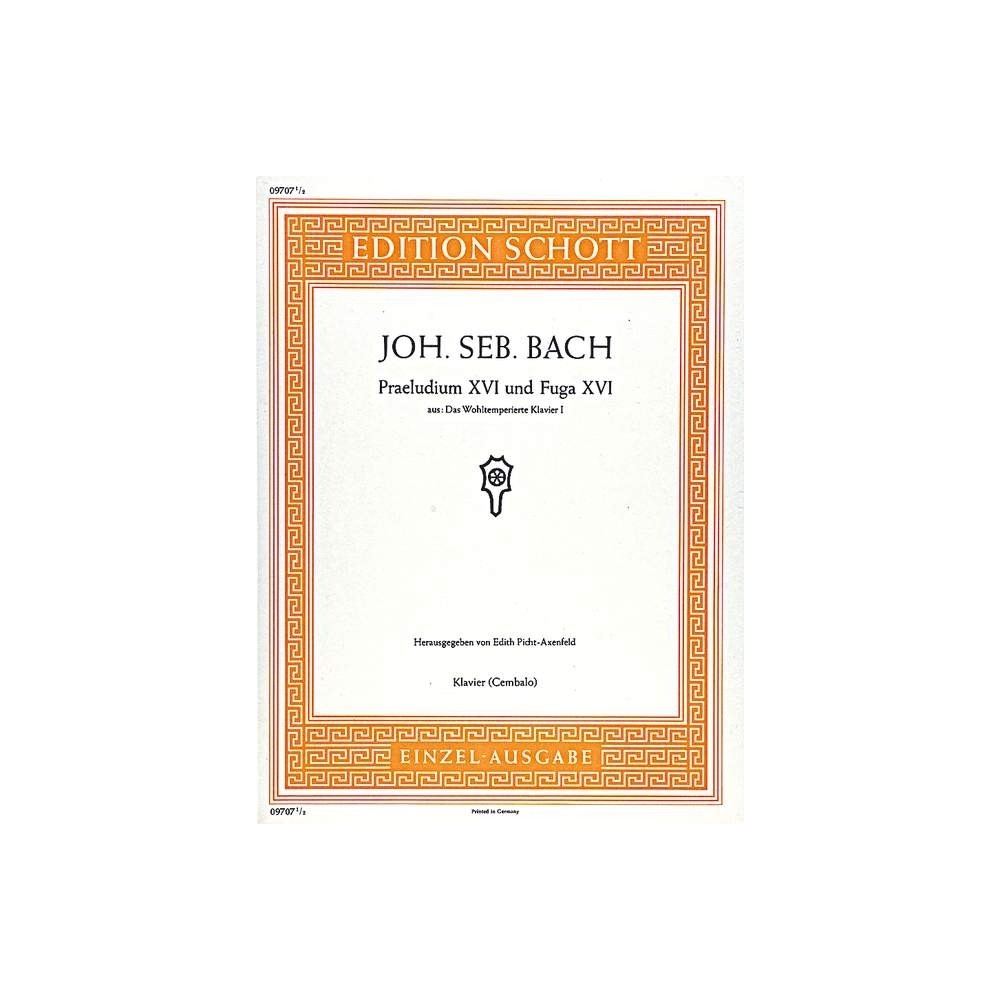 Bach, J.S - Prelude XVI and Fugue XVI G minor BWV 861 