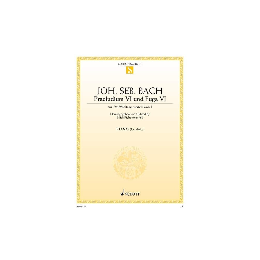 Bach, Johann Sebastian - Präludium VI and Fugue VI D Minor  BWV 851