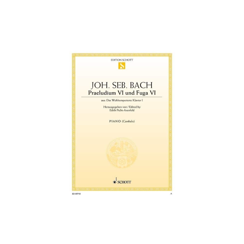 Bach, J.S - Prelude VI and Fugue VI D minor BWV 851 