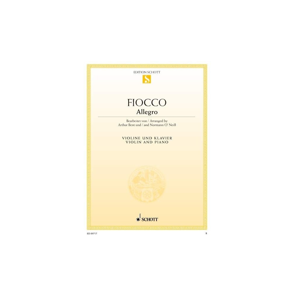 Fiocco, Joseph-Hector - Allegro