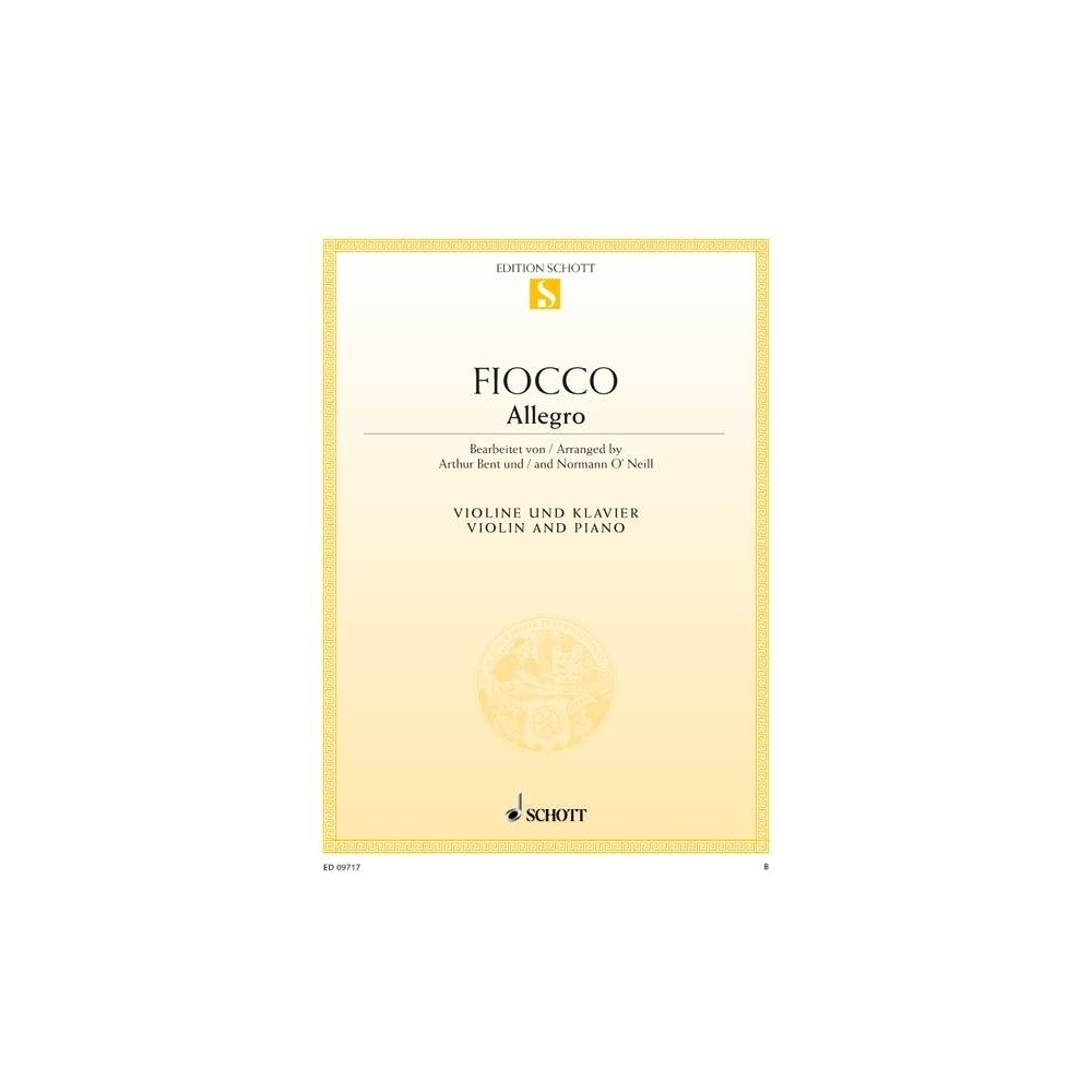 Fiocco, Joseph-Hector - Allegro 