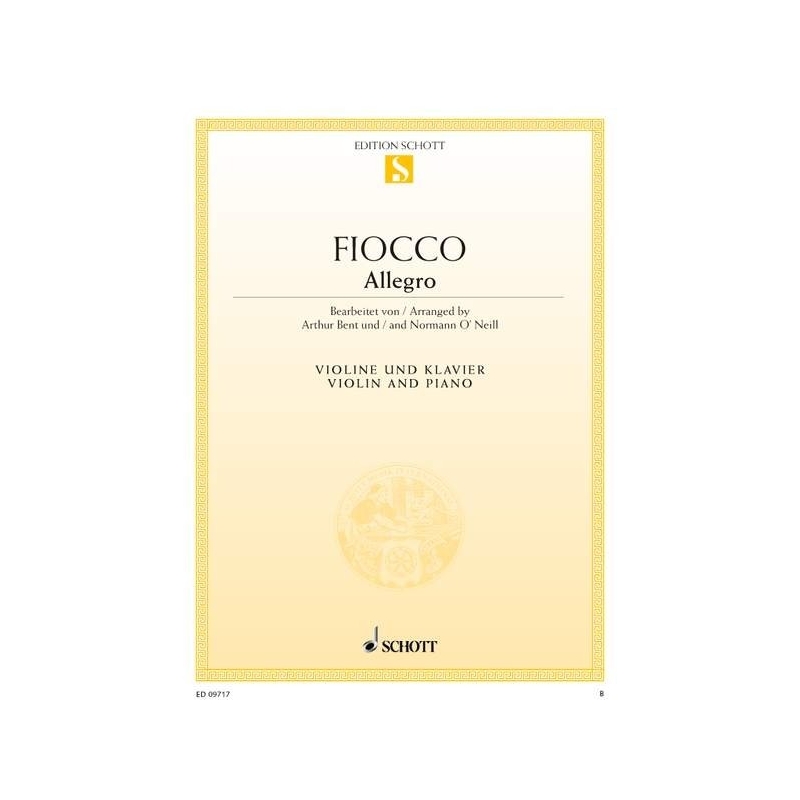 Fiocco, Joseph-Hector - Allegro