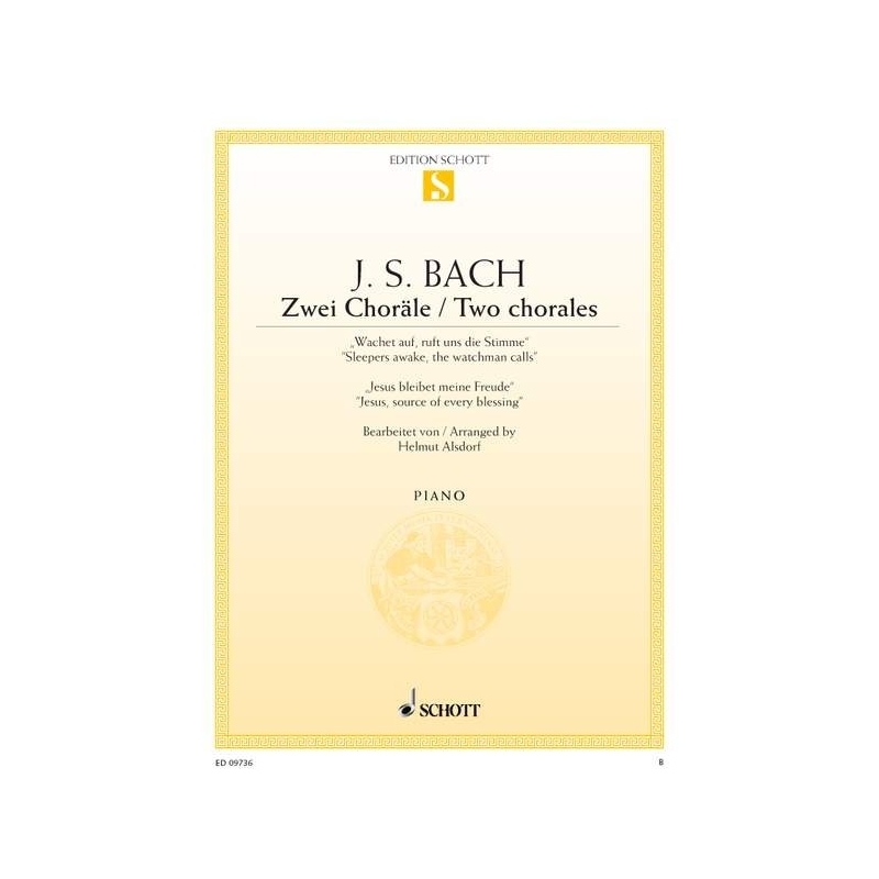 Bach, Johann Sebastian - Two Chorales  BWV 140 and 147