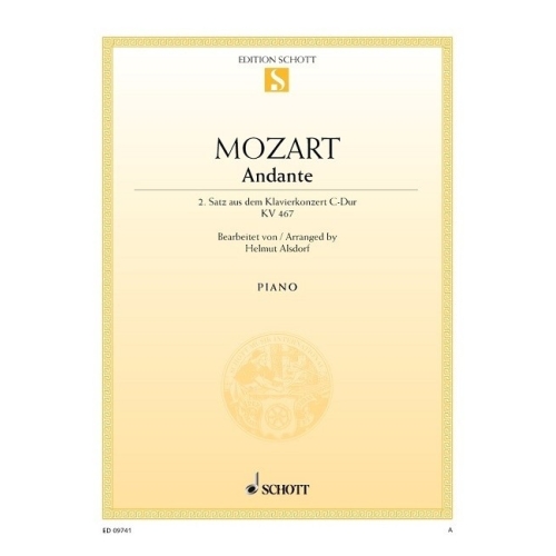 Mozart, Wolfgang Amadeus - Andante  KV 467