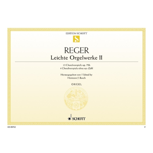 Reger, Max - Leichte Orgelwerke op. 79b  Band 2