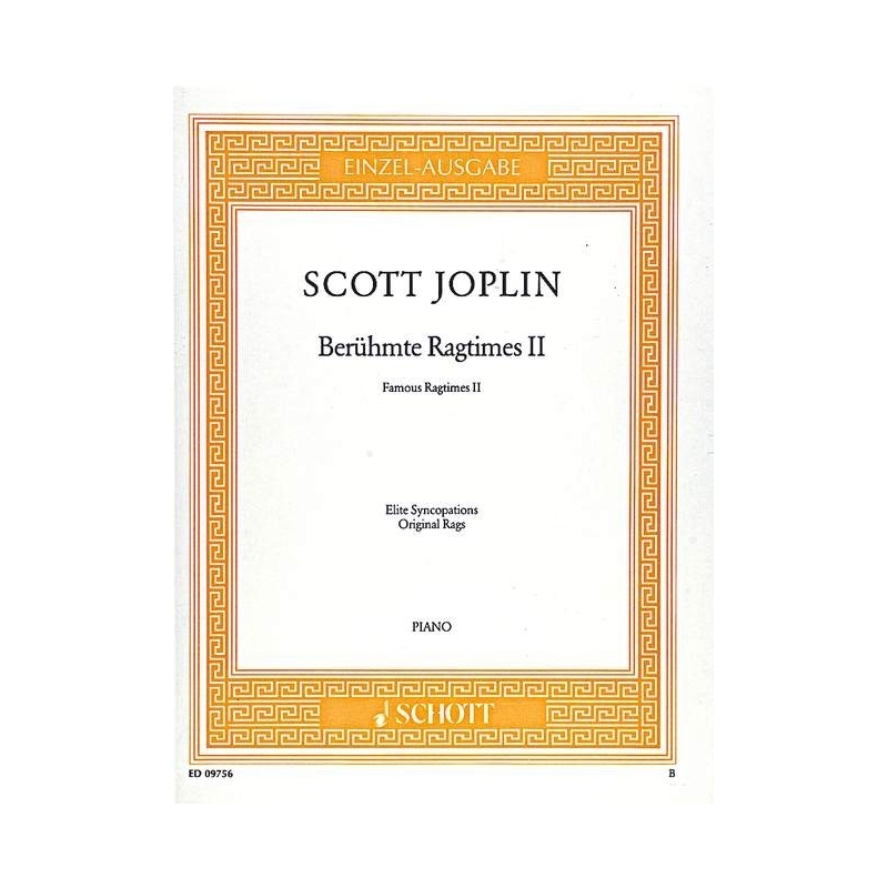 Joplin, Scott - Famous Ragtimes   Band 2
