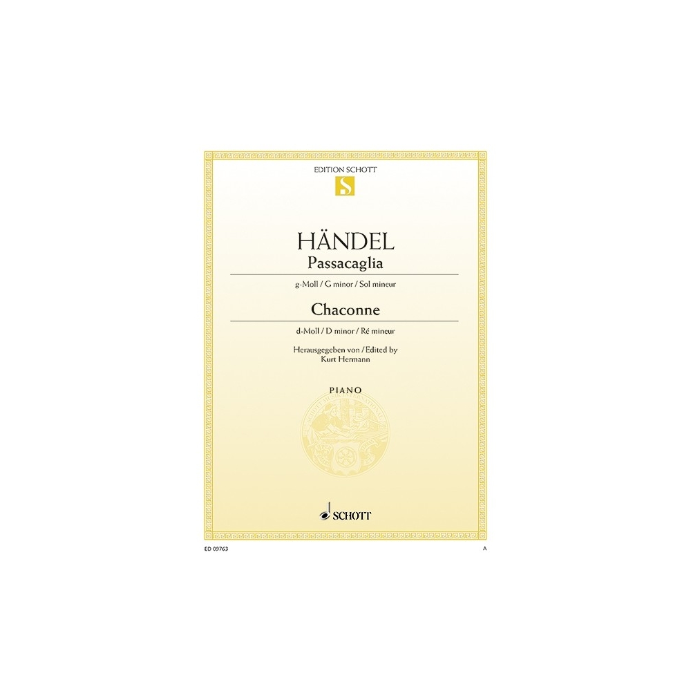 Handel, George Frideric - Passacaglia G minor / Chaconne D minor 