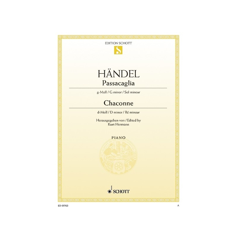 Handel, George Frideric - Passacaglia G minor / Chaconne D minor 