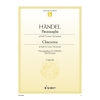 Handel, George Frideric - Passacaglia G minor / Chaconne D minor 