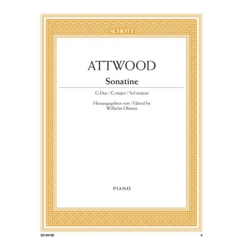 Attwood, Thomas - Sonatina...