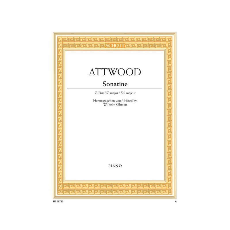 Attwood, Thomas - Sonatina G major 