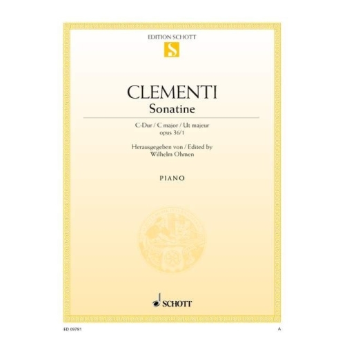 Clementi, Muzio - Sonatina C major op. 36/1