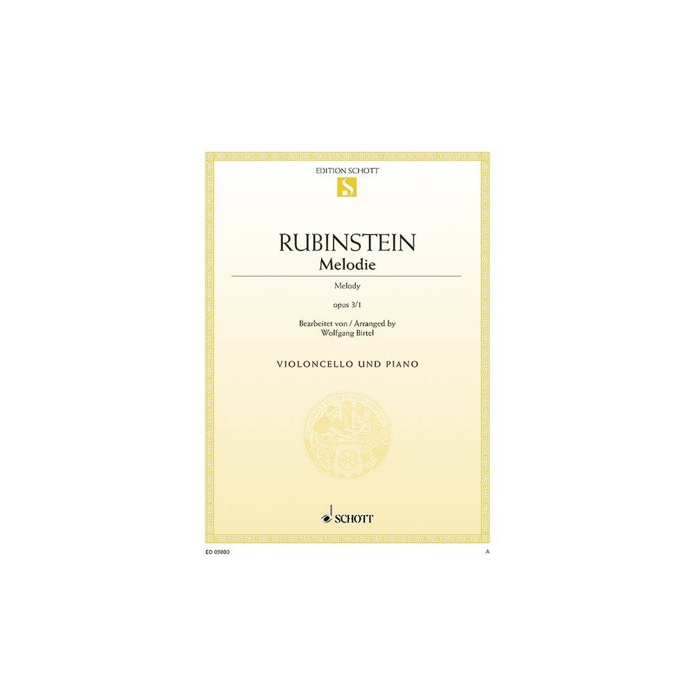 Rubinstejn, Grigorjewitsch - Melody op. 3/1 