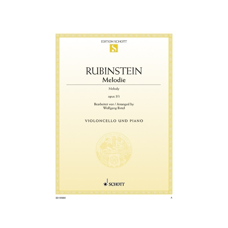 Rubinstejn, Grigorjewitsch - Melody op. 3/1
