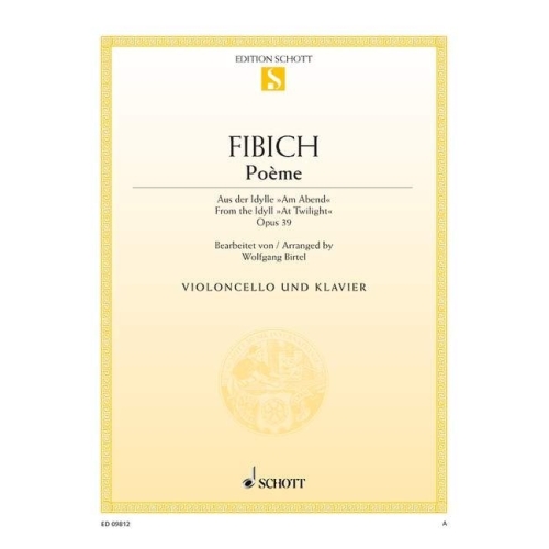 Fibich, Zdenek - Poème op. 39 