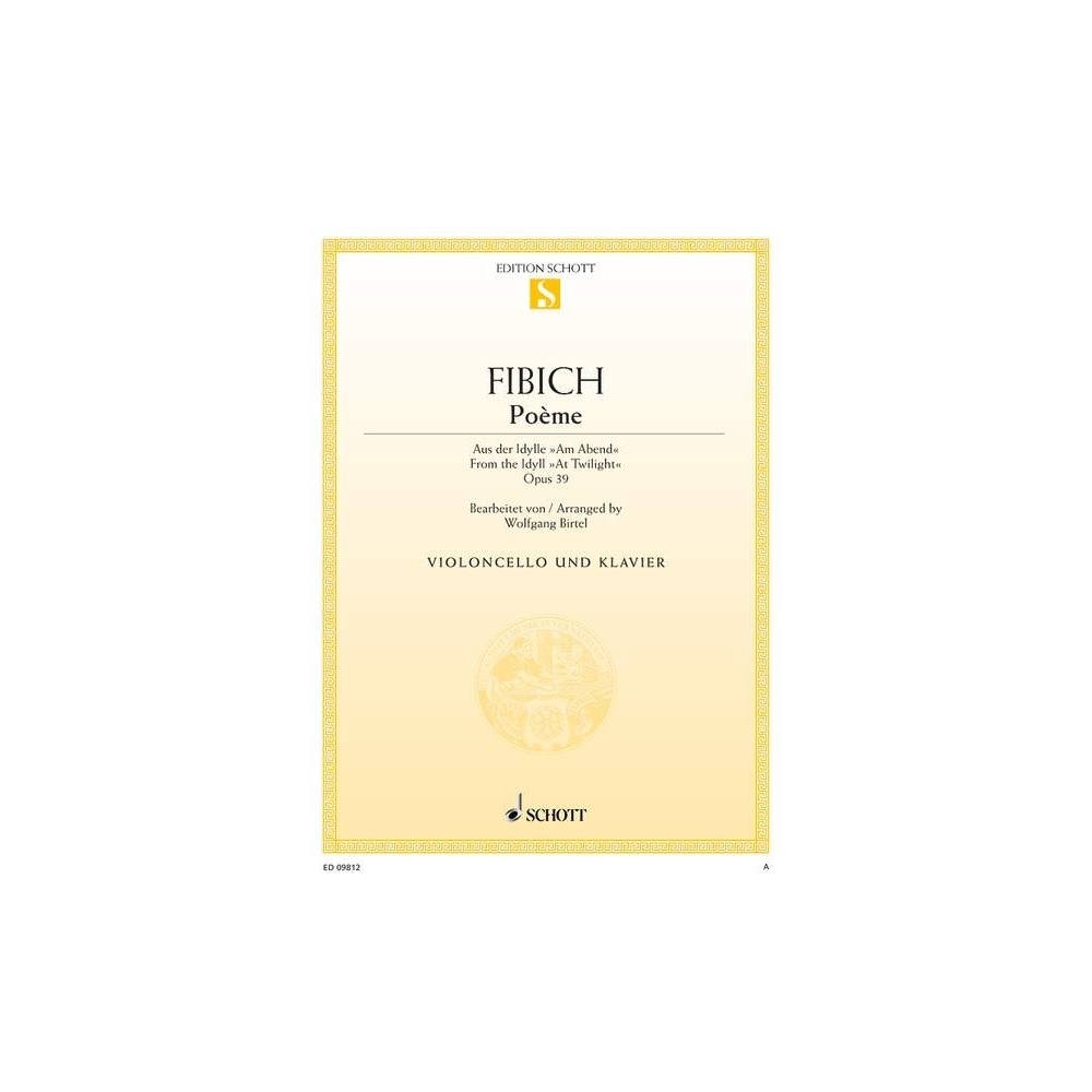 Fibich, Zdenek - Poème op. 39 