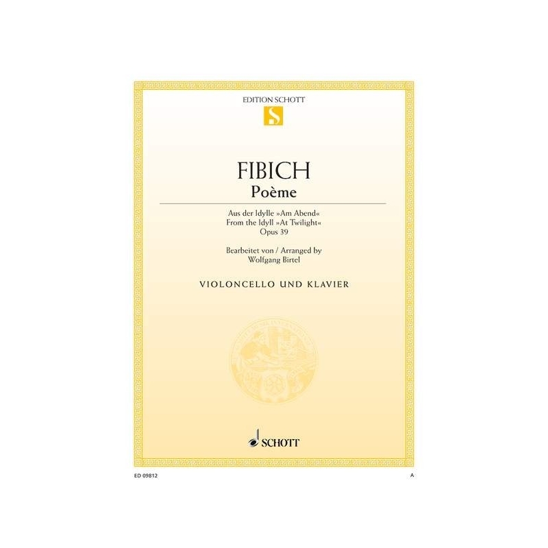Fibich, Zdenek - Poème op. 39 