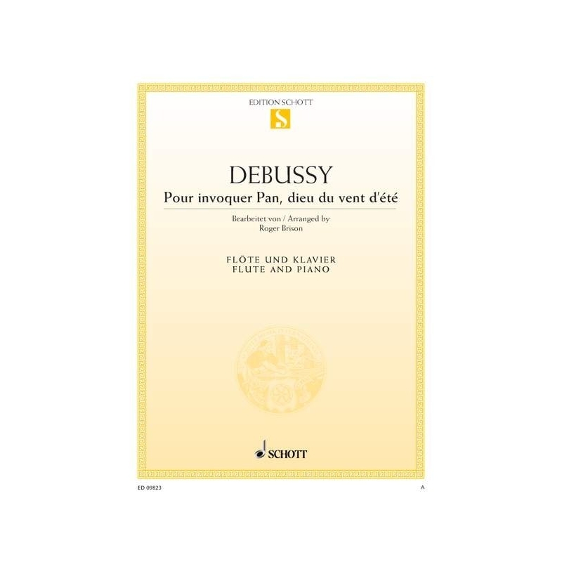 Debussy, Claude - Pour invoquer Pan, dieu du vent d'été