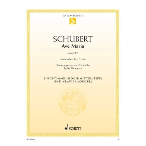 Schubert, Franz - Ave Maria op. 52/6