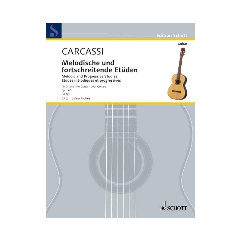 Carcassi, Matteo - Melodic and Progressive Studies op. 60 