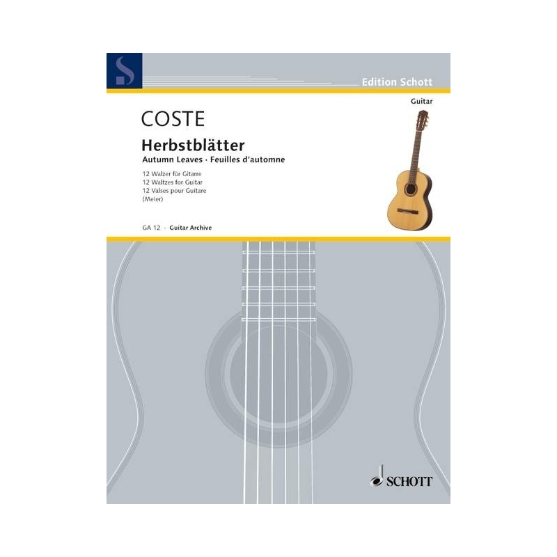 Coste, Napoléon - Herbstblätter op. 41 
